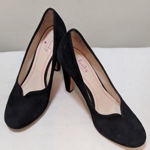 Tracy Reese Sweetheart Vamp Black Pump